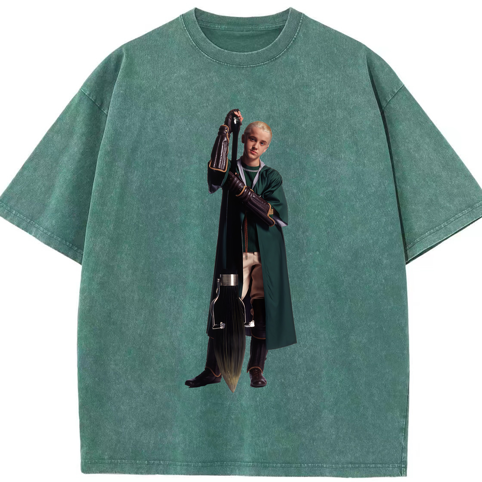（画像用） Harry Potter ハリー・ポッターシリーズ 綿100% ヴィンテージ風 半袖Tシャツ（フロントプリント）